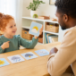 Moment dapprentissage a travers un jeu pour travailler les emotions avec un enfant TND 85x85
